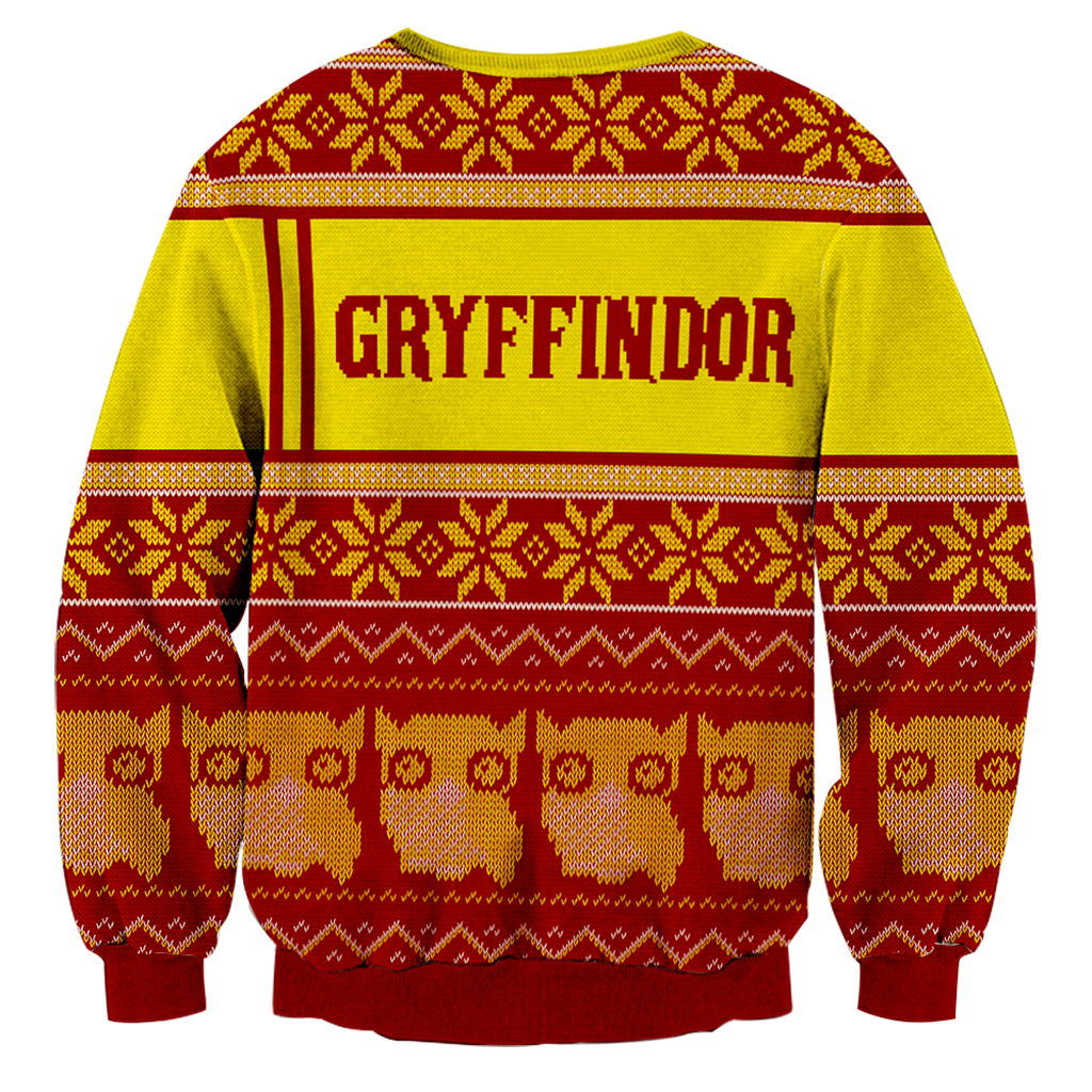 Gryffindor Harry Potter Ugly Christmas 3D Sweater