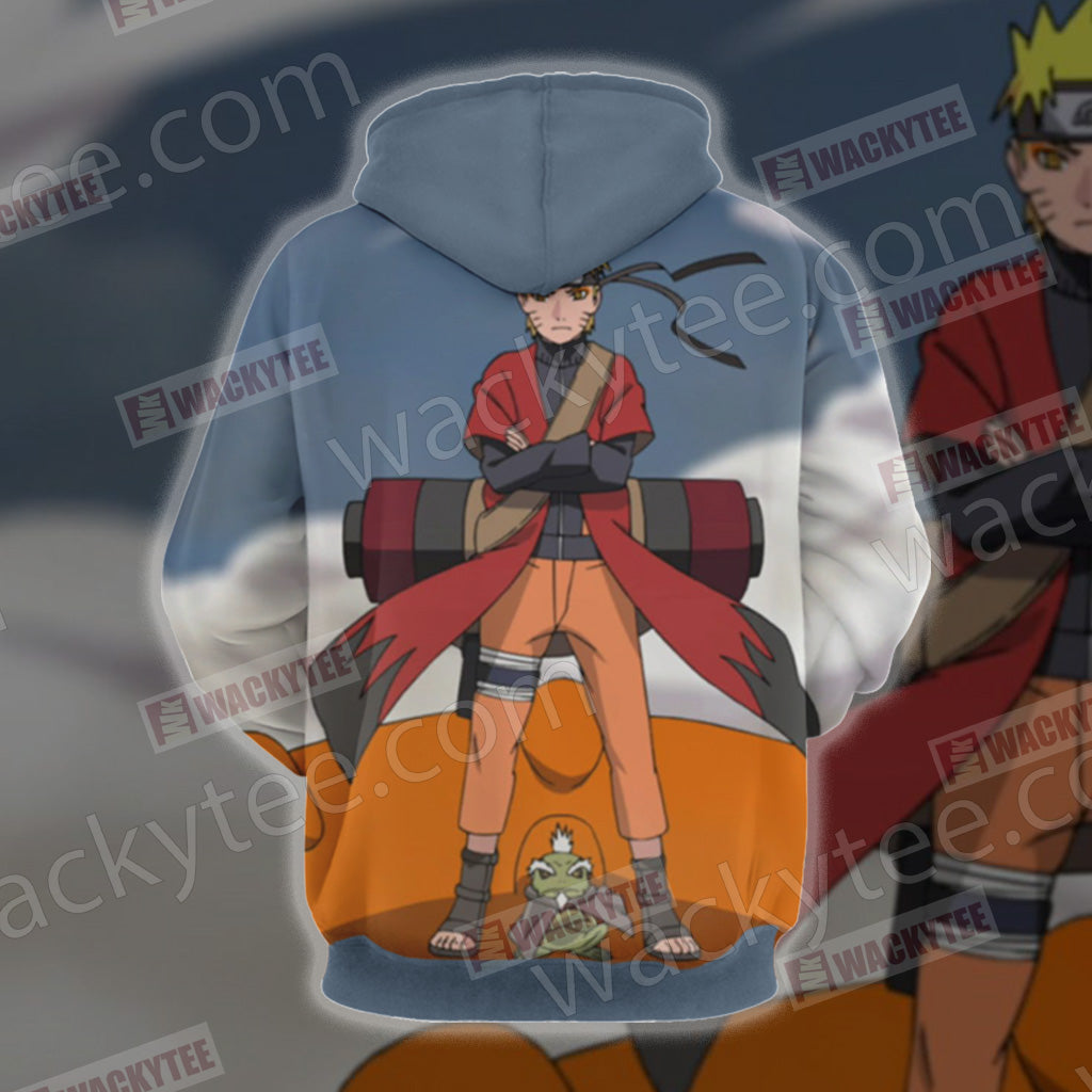 Naruto Naruto And Gamabunta 3D T-shirt