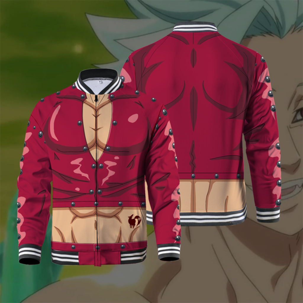 The Seven Deadly Sins Ban Cosplay Baseball Jacket US