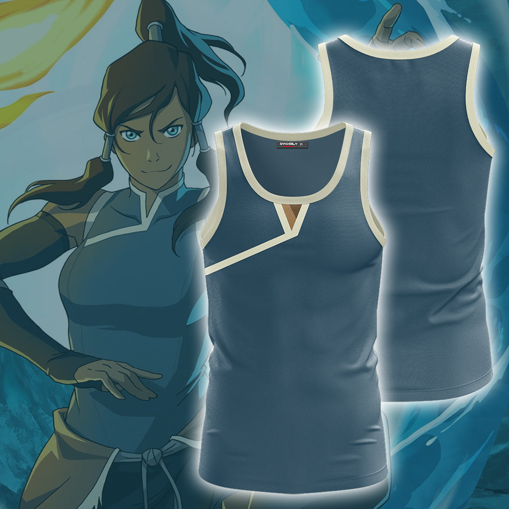 The Legend Of Korra Cosplay 3D Tank Top