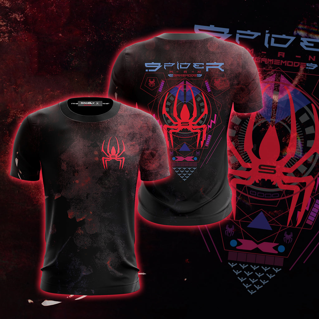Spider-Man Game Mode PS4 New Look Unisex 3D T-shirt
