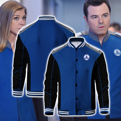 The Orville Ed Mercer Captain Cosplay Baseball Jacket US