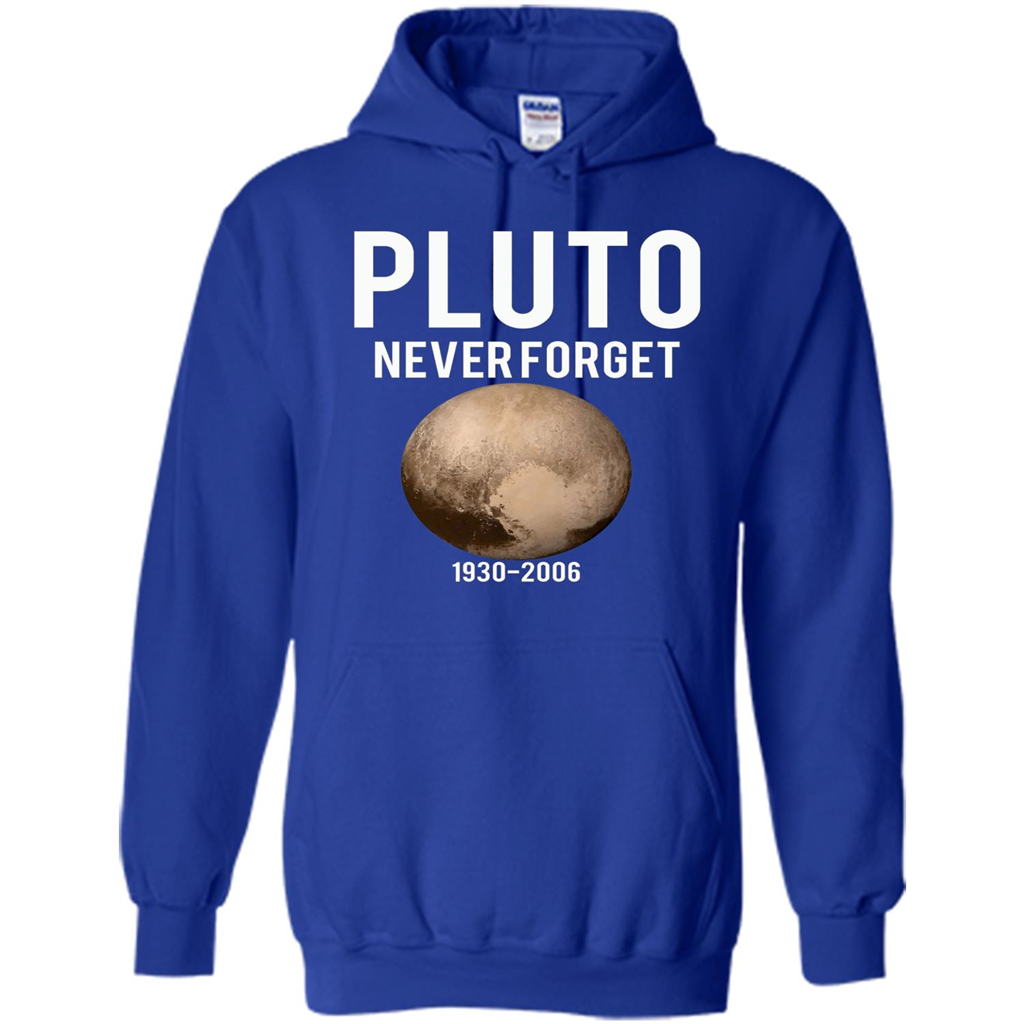 Funny Pluto Never Forget 1930-2006 T-shirt Royal