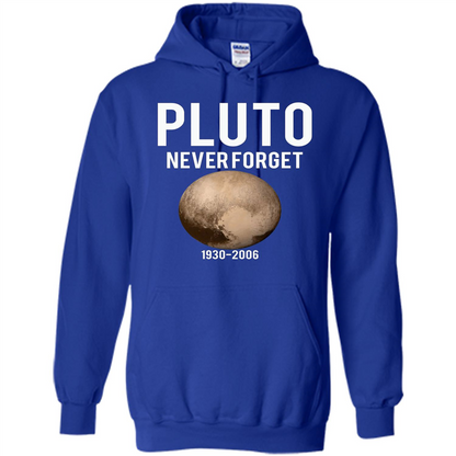 Funny Pluto Never Forget 1930-2006 T-shirt Royal