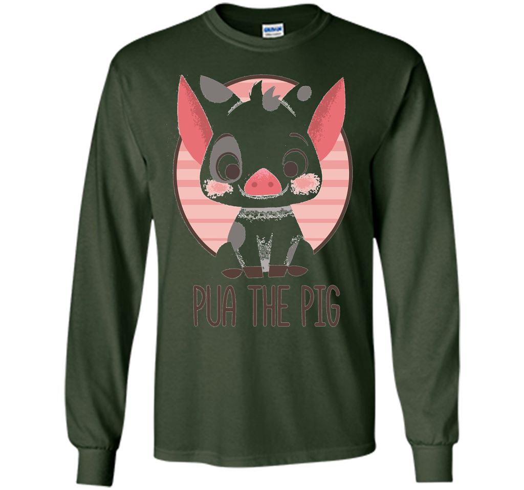 Disney Moana Pua The Pig T-shirt Forest Green