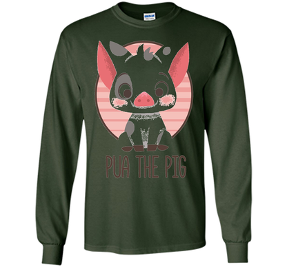 Disney Moana Pua The Pig T-shirt Forest Green