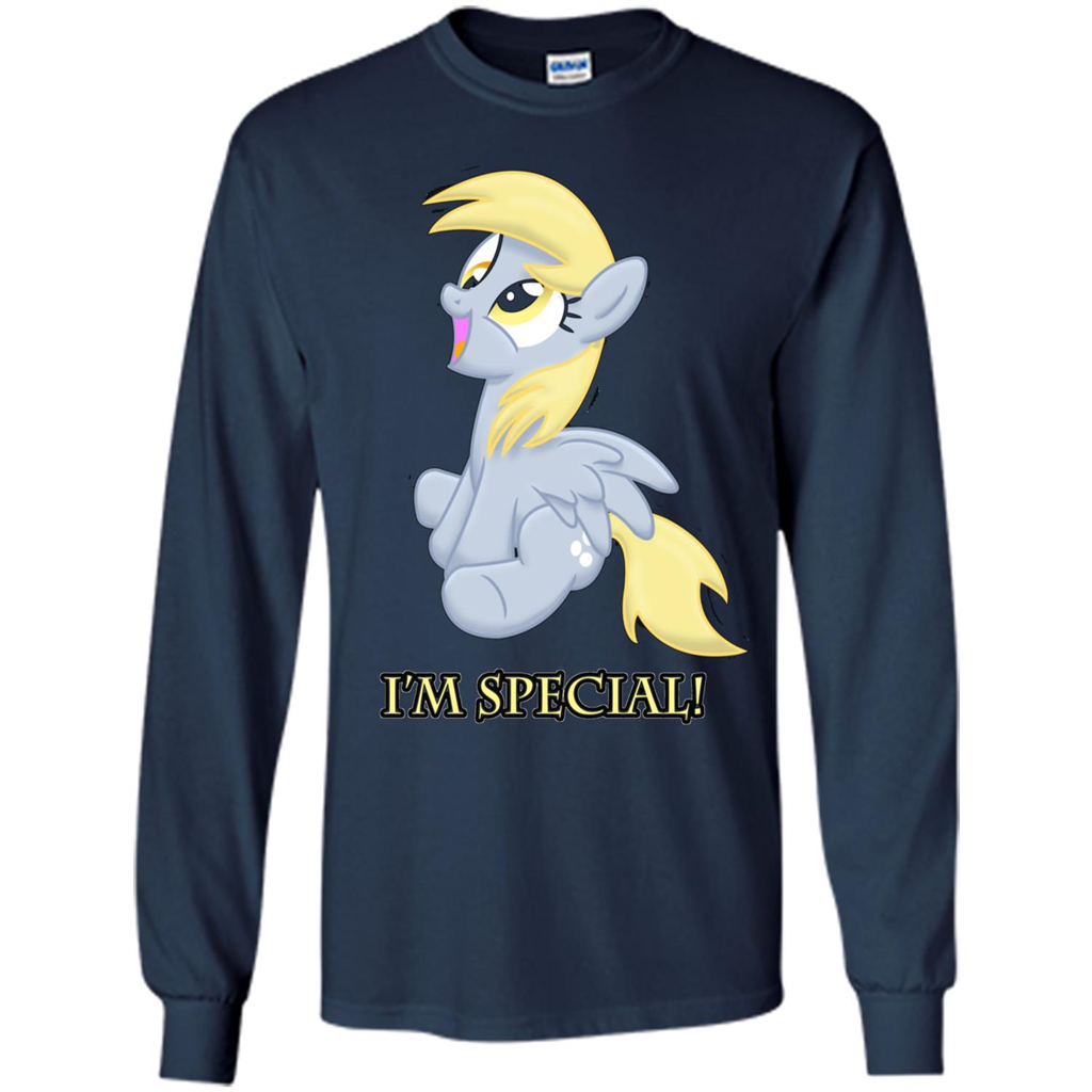 Cartoon Character T-shirt I'm special Navy