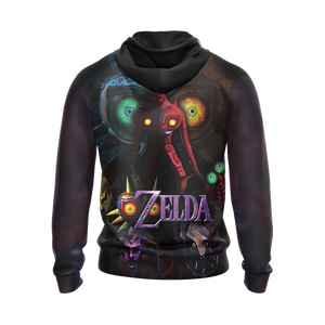 The Legend Of Zelda Majora's Wrath New Look Unisex Zip Up Hoodie