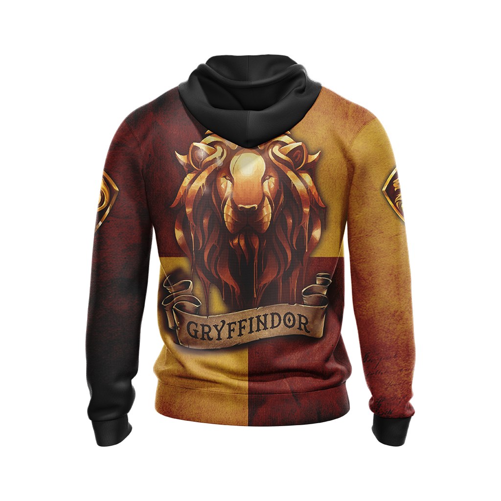 Gryffindor Lion Harry Potter New Look Unisex Zip Up Hoodie