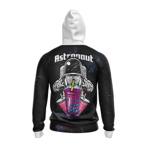 Bubble Tea x Astronaut Unisex 3D Hoodie