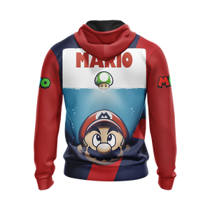 Mario New Collection Unisex Zip Up Hoodie