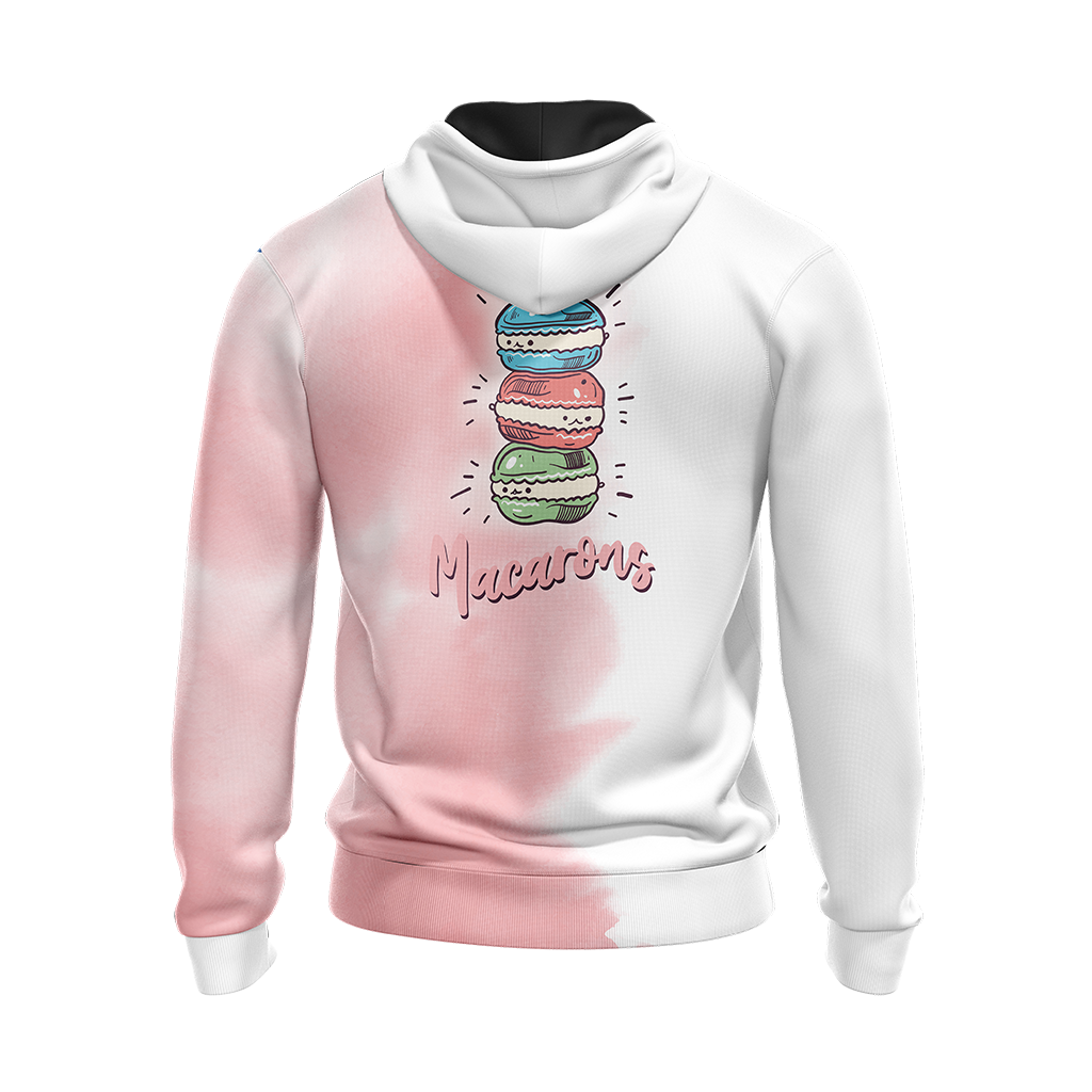 Macarons Unisex Zip Up Hoodie