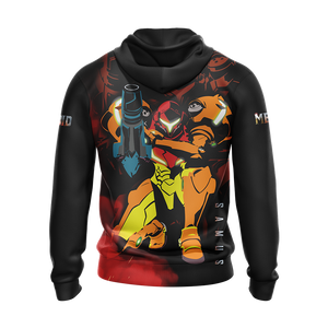 Metroid Samus New Look Unisex Zip Up Hoodie