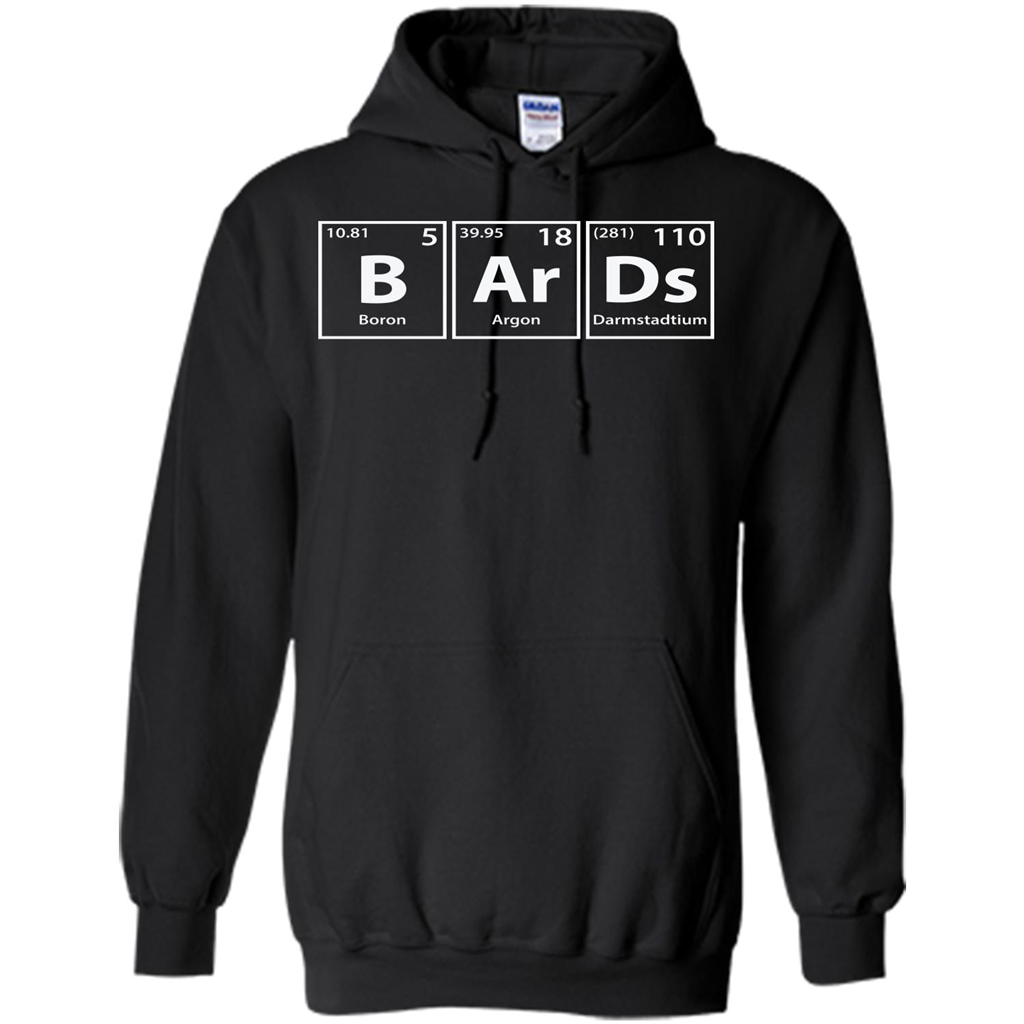 Bards (B-Ar-Ds) Funny Elements Spelling T-Shirt