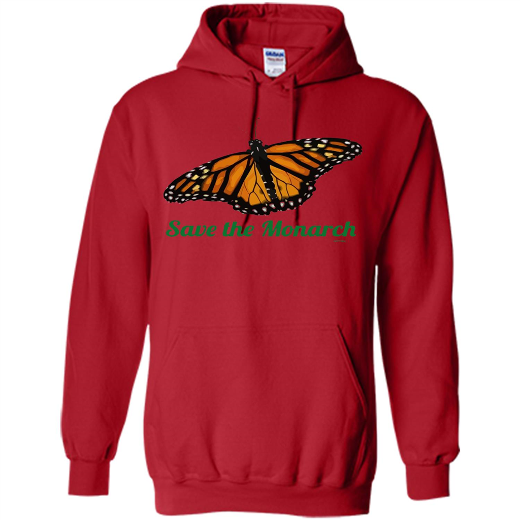 Save the Monarch Butterfly T-shirt Red