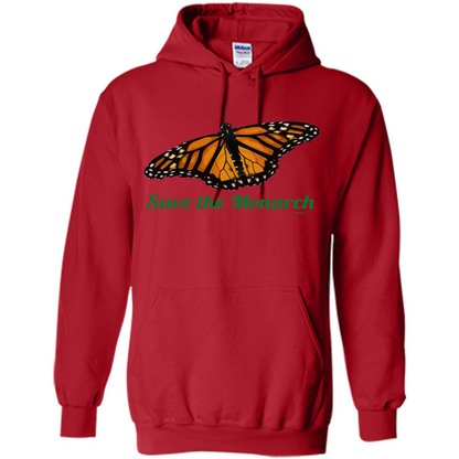 Save the Monarch Butterfly T-shirt Red