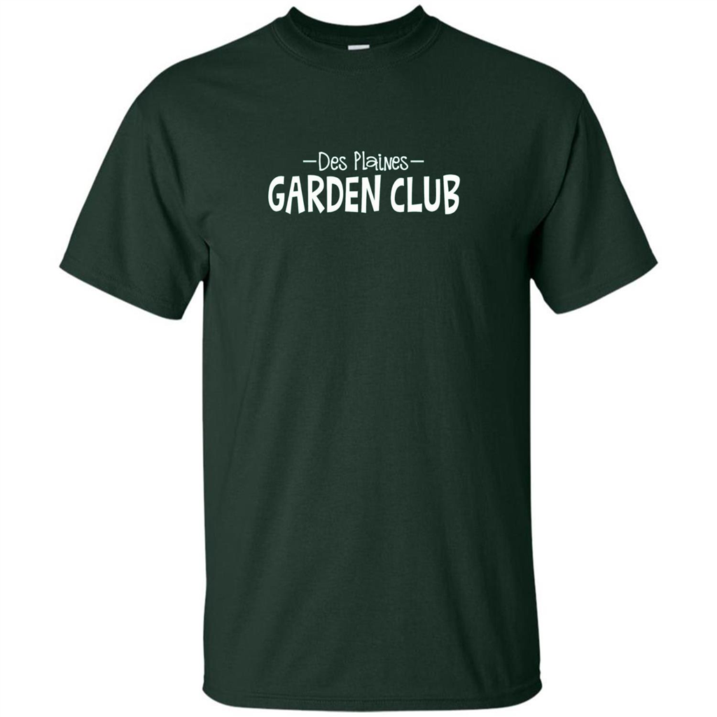 Official Des Plaines Garden Club T-Shirt Forest Green