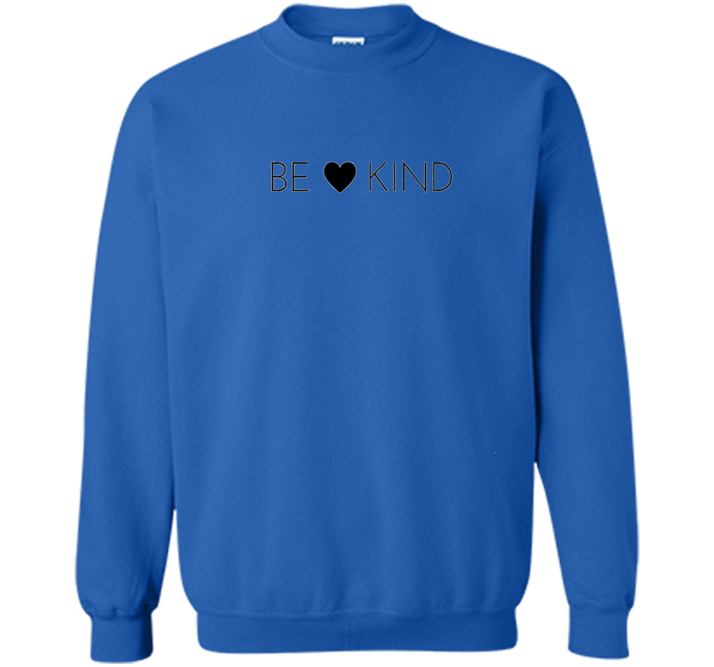 BE KIND positive message t-shirt for men, women and youth cool shirt Royal