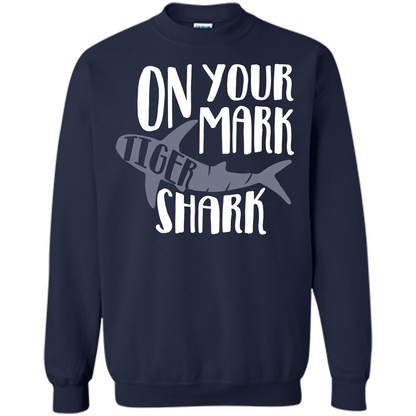 Tiger Shark T-shirt On Your Mark Tiger Shark T-shirt Navy