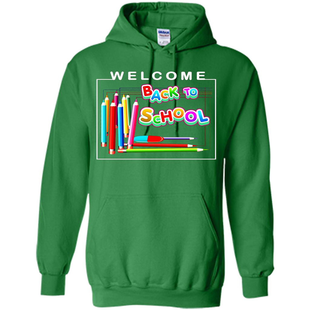 Welcome Back to School T-shirt School Day T-shirt Irish Green
