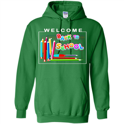 Welcome Back to School T-shirt School Day T-shirt Irish Green