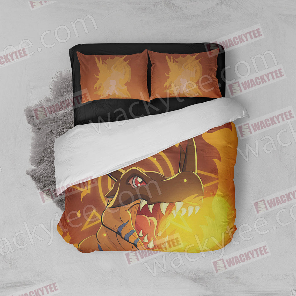 Digimon Greymon 3D Bed Set