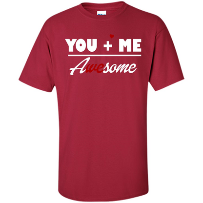 Love T-shirt You and Me Awesome Cardinal