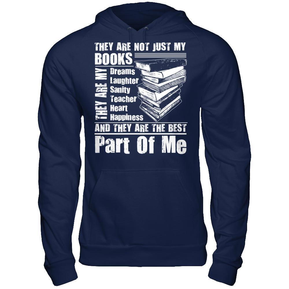 They Are Not Just My Books, They Are My Dreams Gildan - Pullover Hoodie Navy