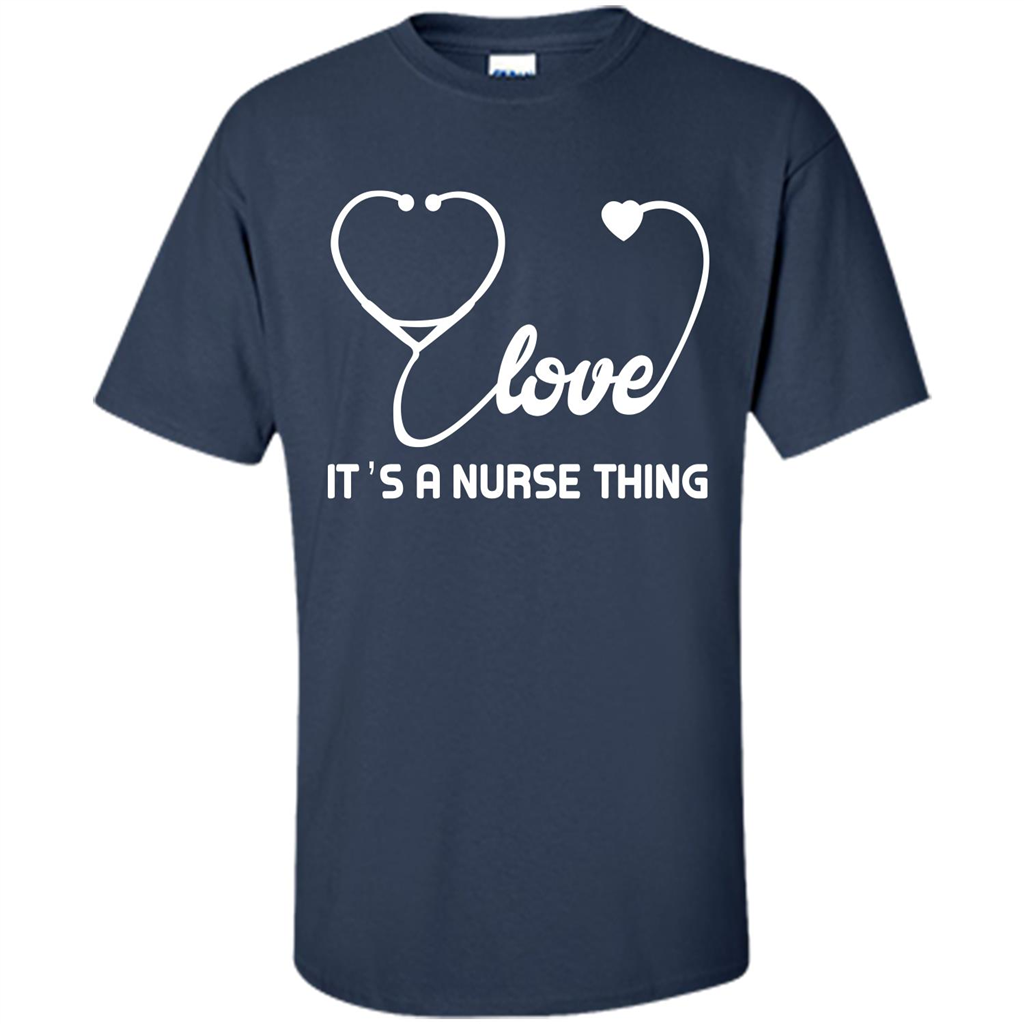 Nurse T-shirt It_Ñés A Nurse Thing Navy