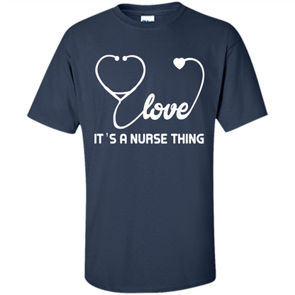 Nurse T-shirt It_Ñés A Nurse Thing Navy