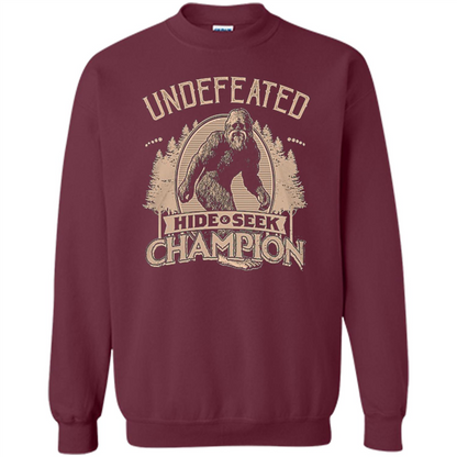 Undefeated Hide Seek Champion T-shirt Maroon