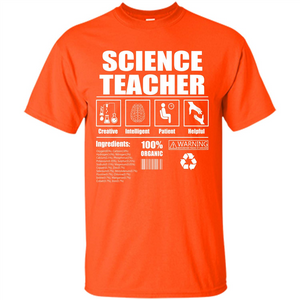 Science Teacher T-shirt Science Teacher Facts T-shirt