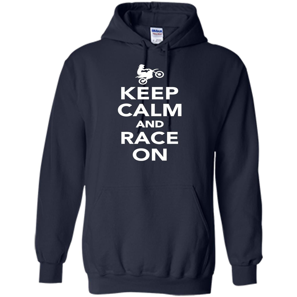 Keep Calm And Race On Motorcross T-shirt