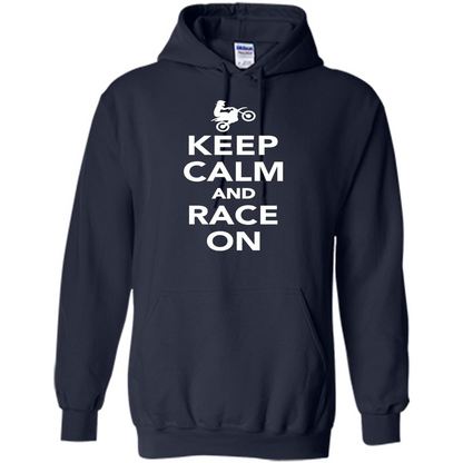 Keep Calm And Race On Motorcross T-shirt