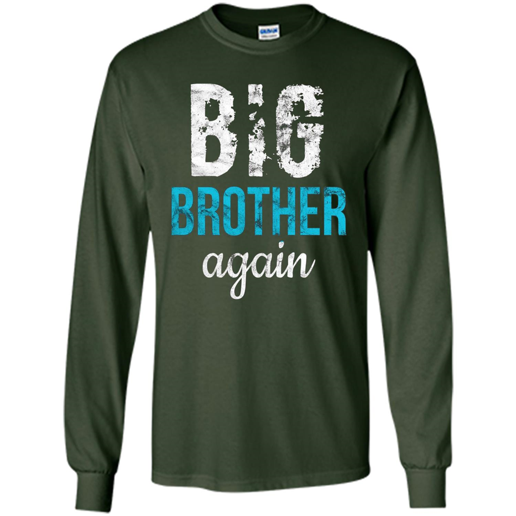 Big Brother Again Distressed T-shirt Forest Green