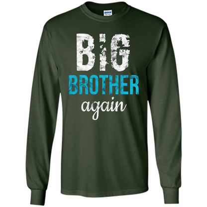 Big Brother Again Distressed T-shirt Forest Green