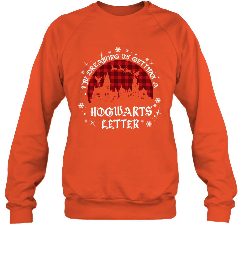 I'm Dreaming Of Getting A Hogwarts Letter Harry Potter Sweatshirt Sweatshirt Orange