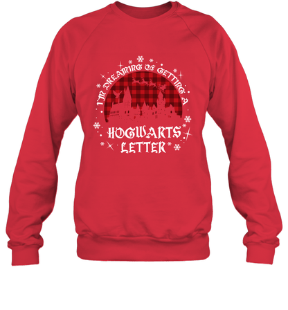 I'm Dreaming Of Getting A Hogwarts Letter Harry Potter Sweatshirt Sweatshirt Red