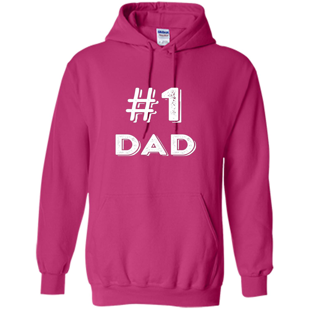 Fathers Day T-shirt Dad No.1 T-shirt Heliconia