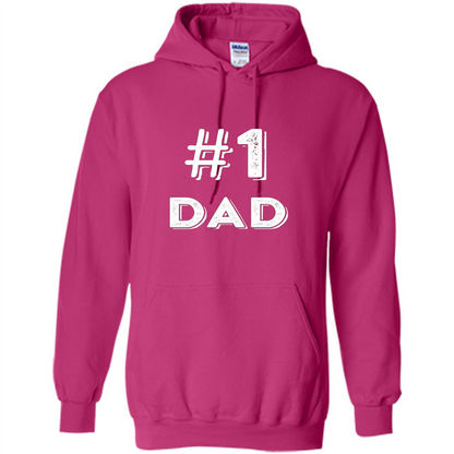 Fathers Day T-shirt Dad No.1 T-shirt Heliconia