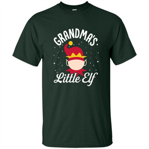 Grandma's Little Elf Christmas T-Shirt