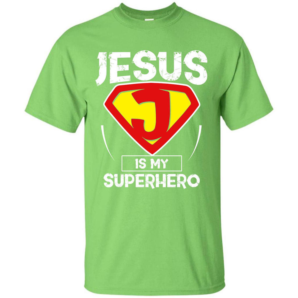 Christian T-shirt Jesus Is My Superhero T-shirt