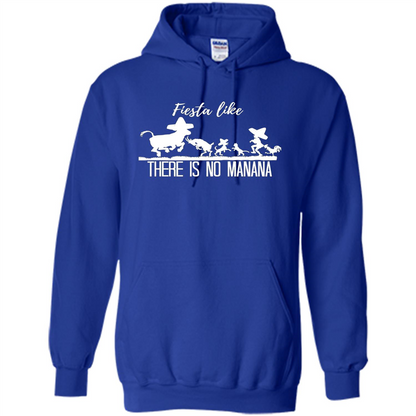 Fiesta Like There Is No Manana T-shirt Royal