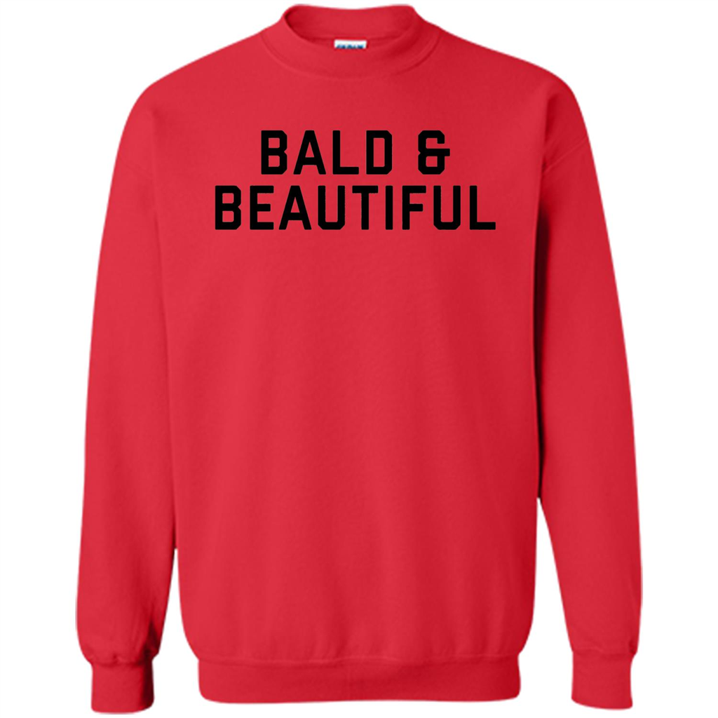 Bald and Beautiful T-shirt Red