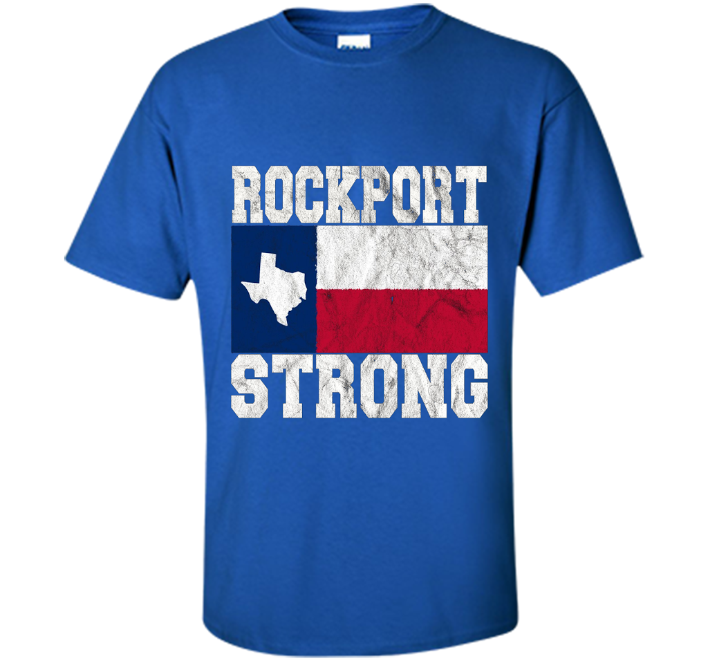 Rockport Strong, Rockport Pride, Rockport Texas T-shirt Royal