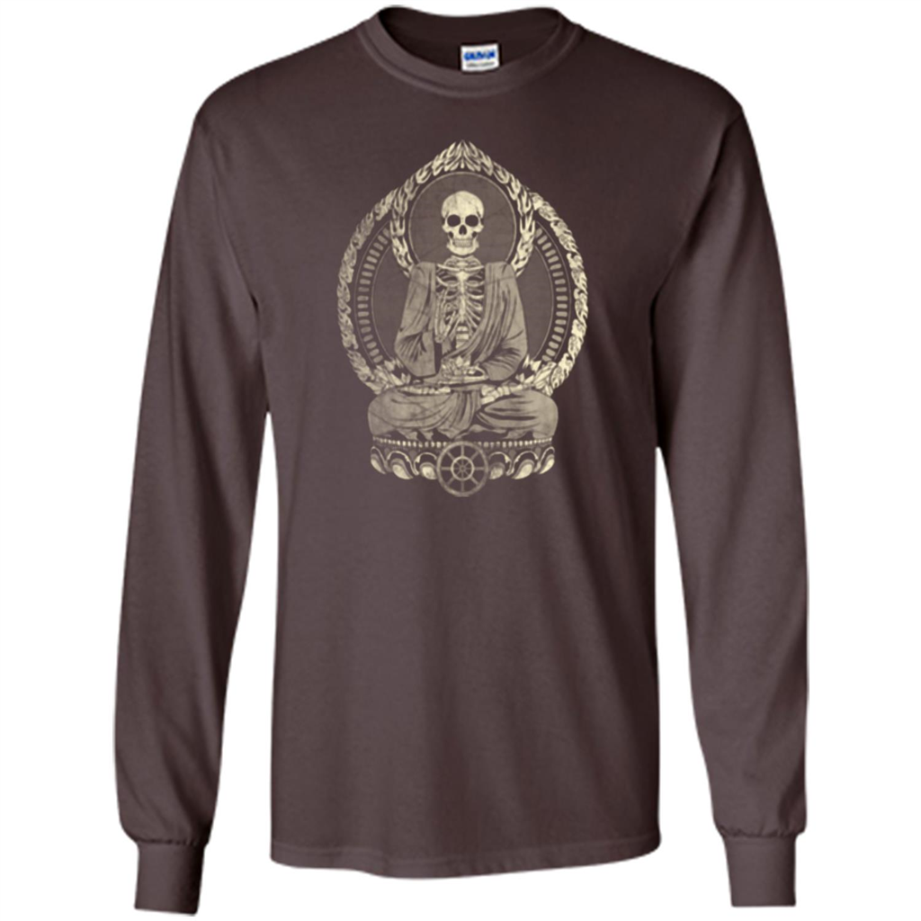 Starving Buddha - Weathered Halftone T-shirt Dark Chocolate