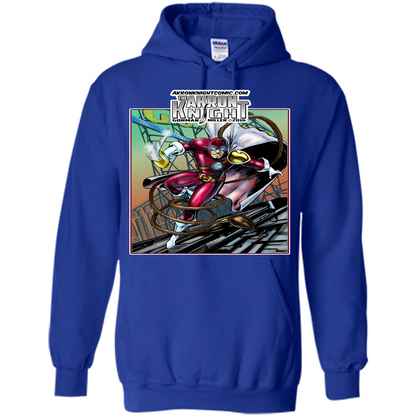 The Akron Knight Comic T-shirt Royal