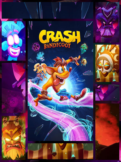 Crash Bandicoot 3D Throw Blanket