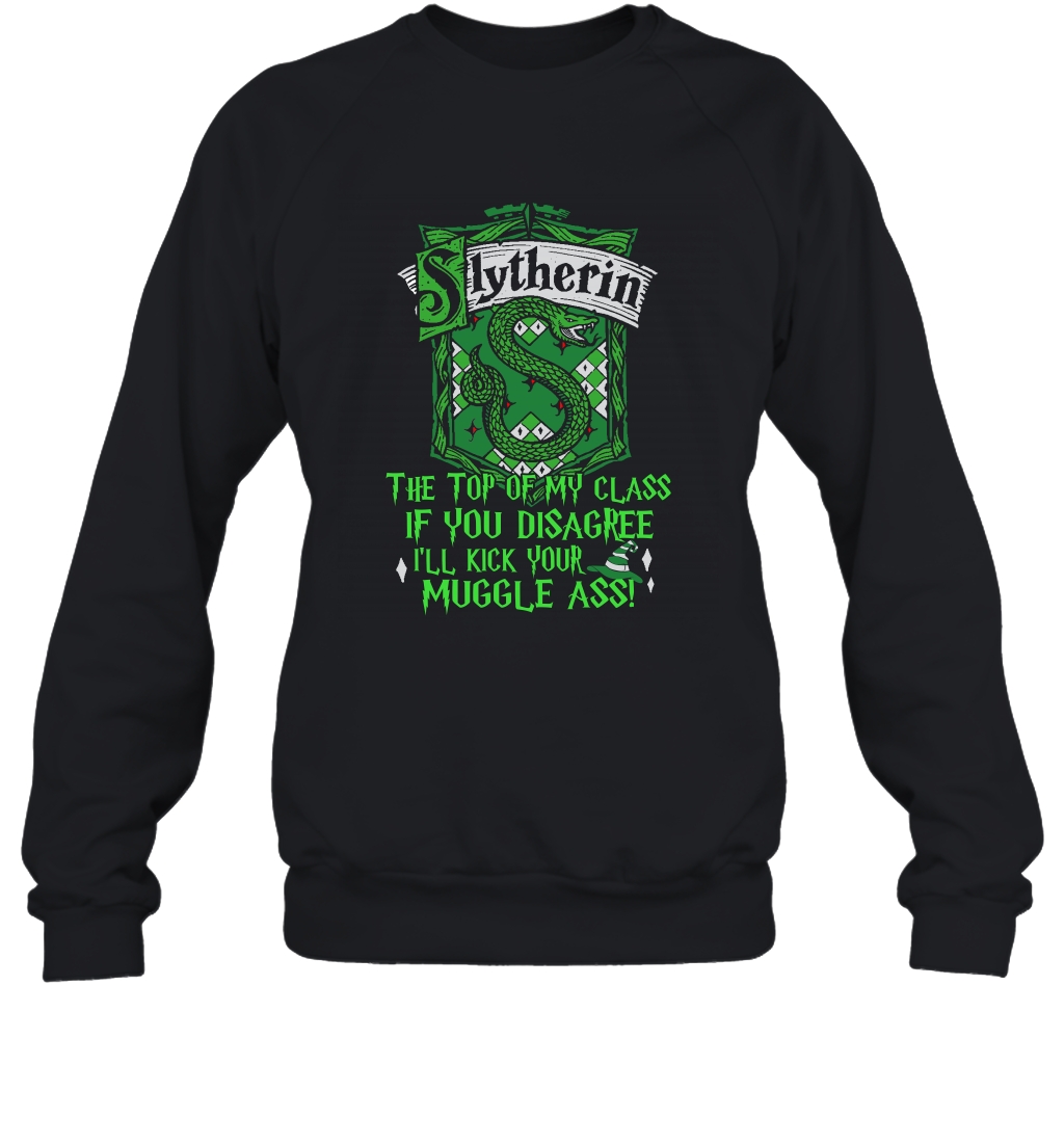 HP QUOTES SLYTHERIN Sweatshirt Sweatshirt Black