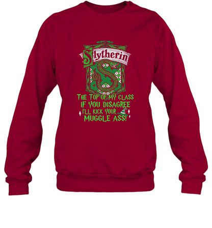 HP QUOTES SLYTHERIN Sweatshirt Sweatshirt Cardinal Red